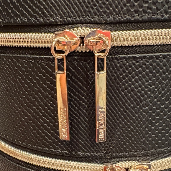 Lancome Black Makeup Case with Gold Accents - Picture 2 of 7